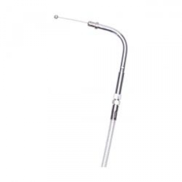 MCS, throttle cable 34" (86cm). Chrome